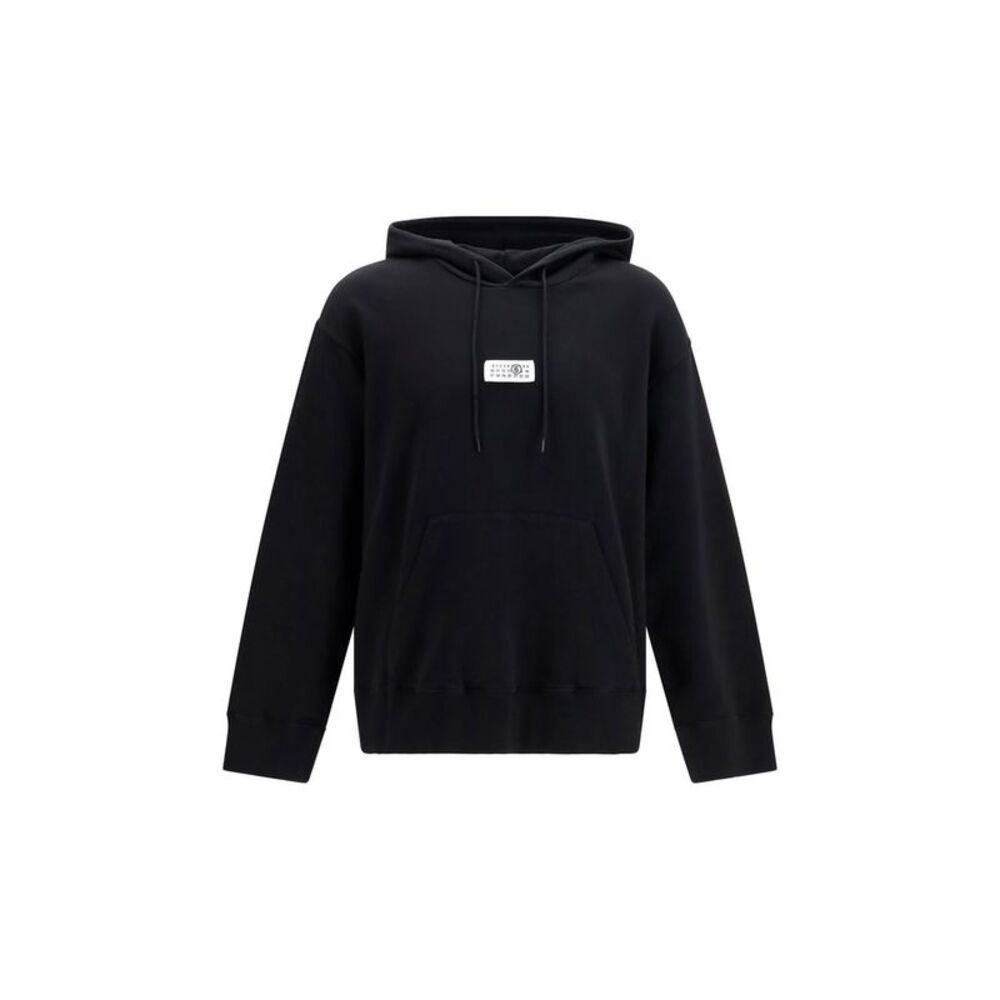 MM6 Black Cotton Men's Sweatshirt